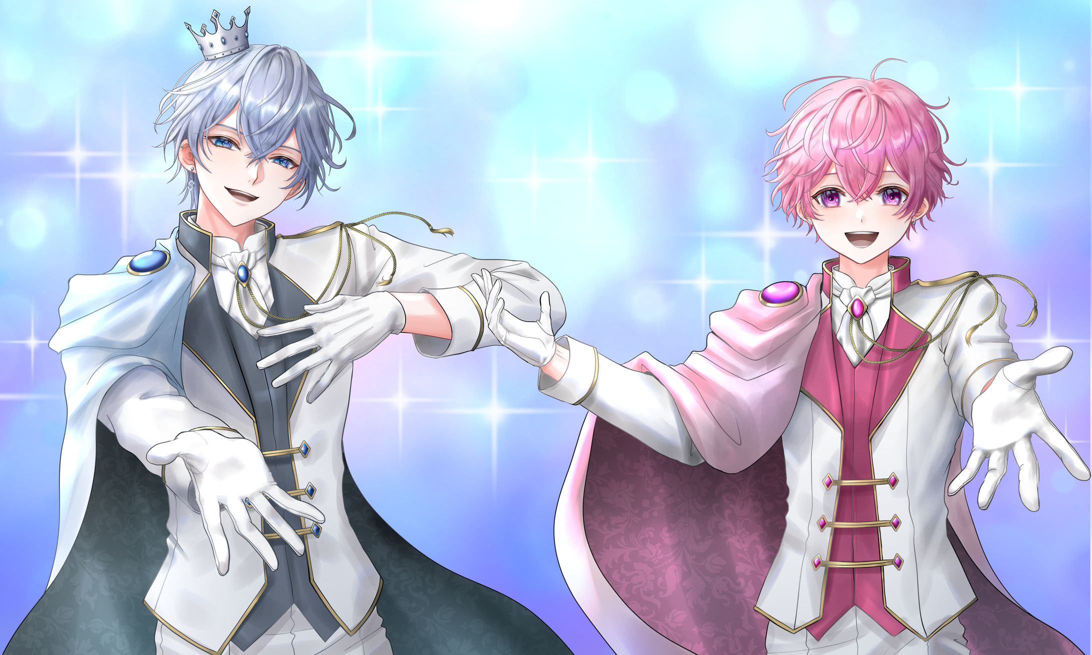 【仕事絵】ほわぴち様「ロメオ」歌ってみたMV用イラスト-1