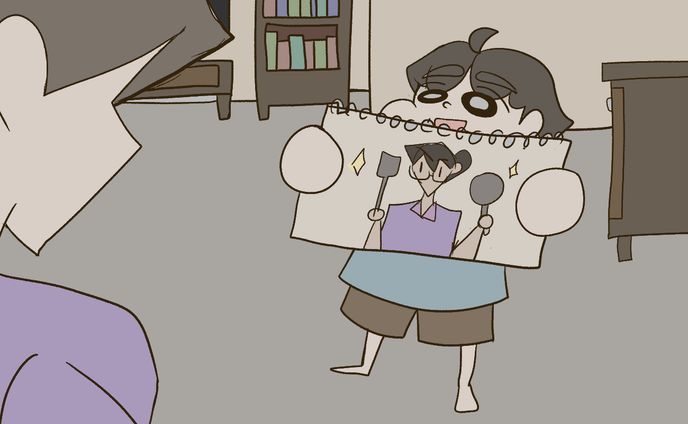 after credit catching present