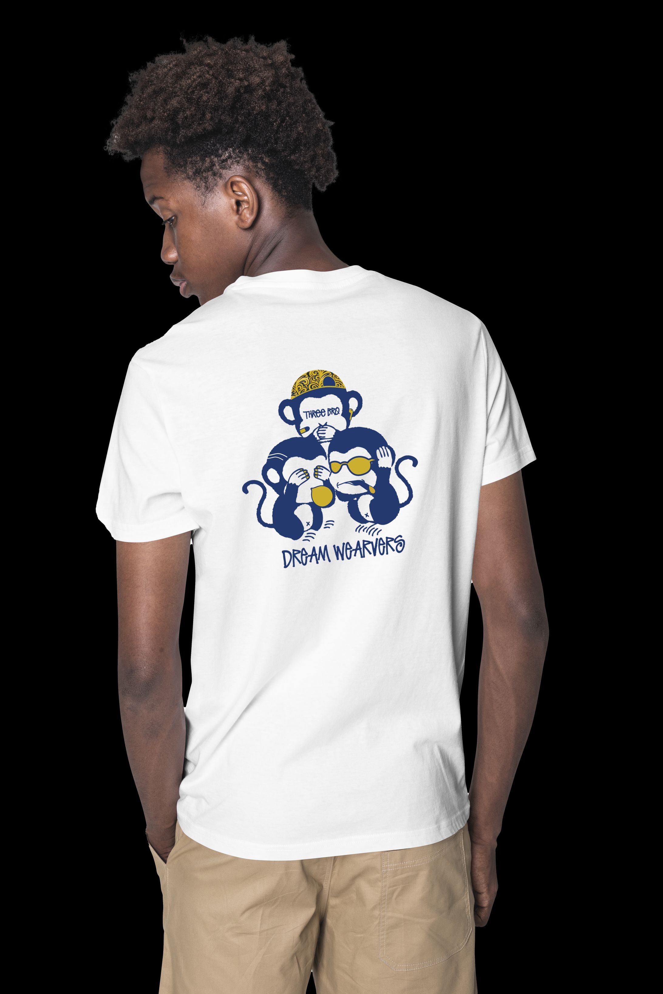 【アパレル】Three bro様 Tシャツバックプリント -1