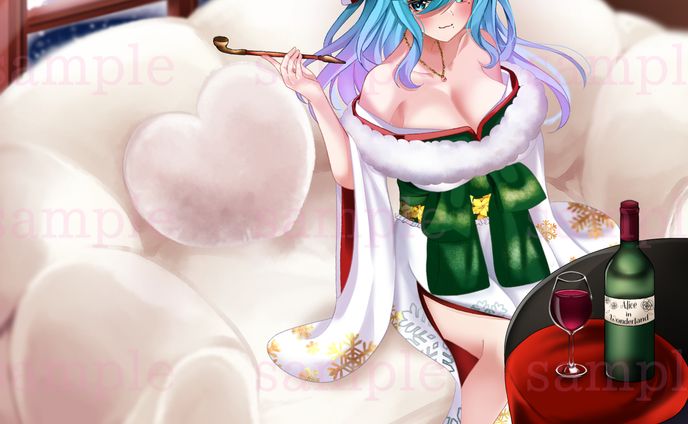 【一枚絵】兎穴みおん様　一枚絵