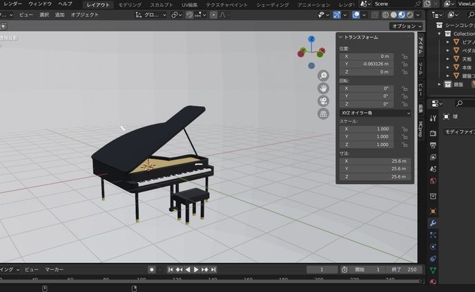 サンプルロゴ・バナー、3dcg