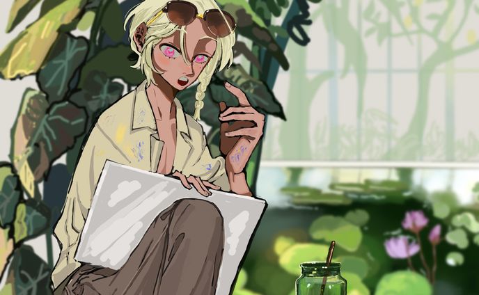 【1枚絵イラスト】探索者ファンアート