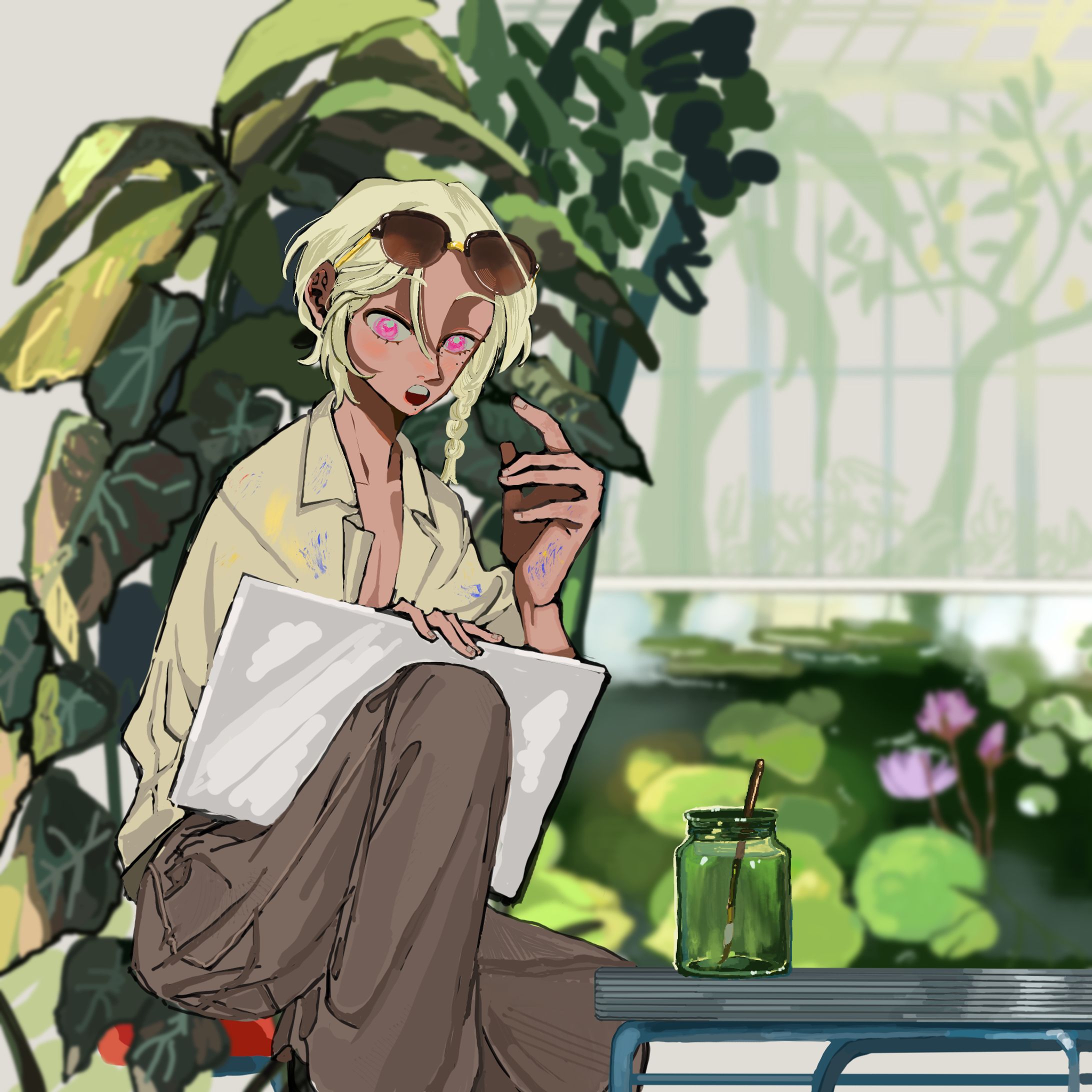 【1枚絵イラスト】探索者ファンアート-1