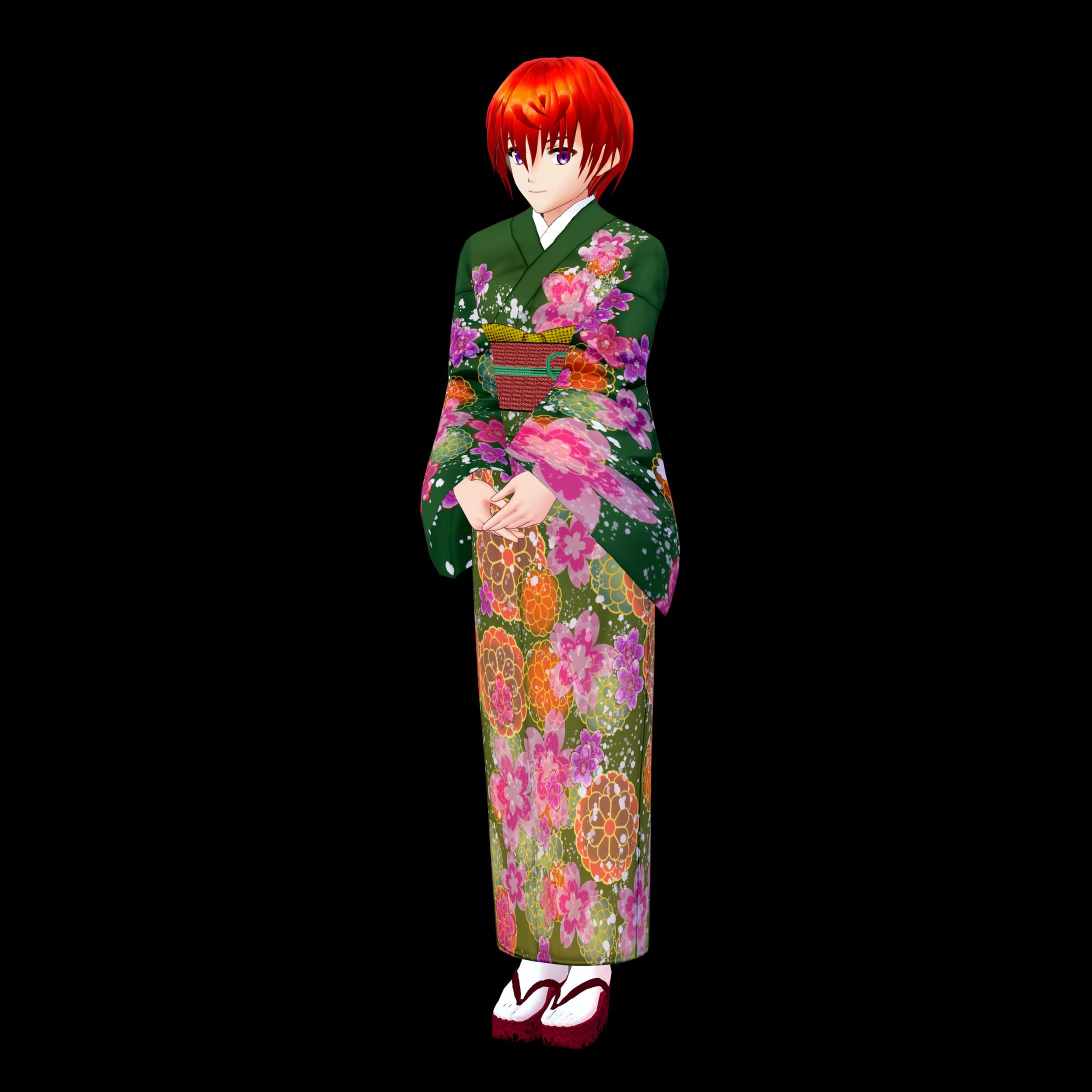 モデル実績 - なまこん庵様 着物セット クリエイターズセレクト-1