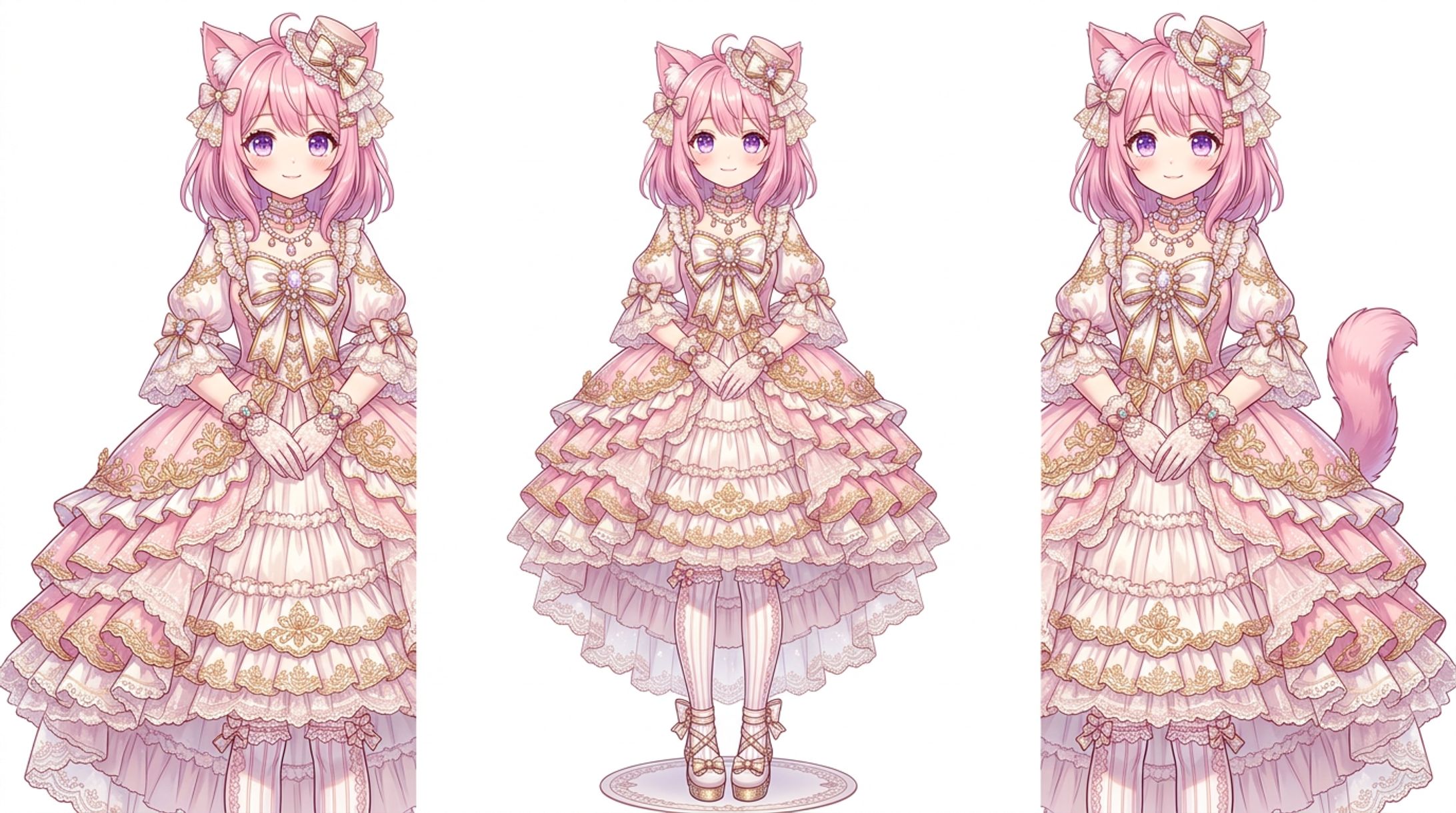 猫耳の可愛い女の子-1
