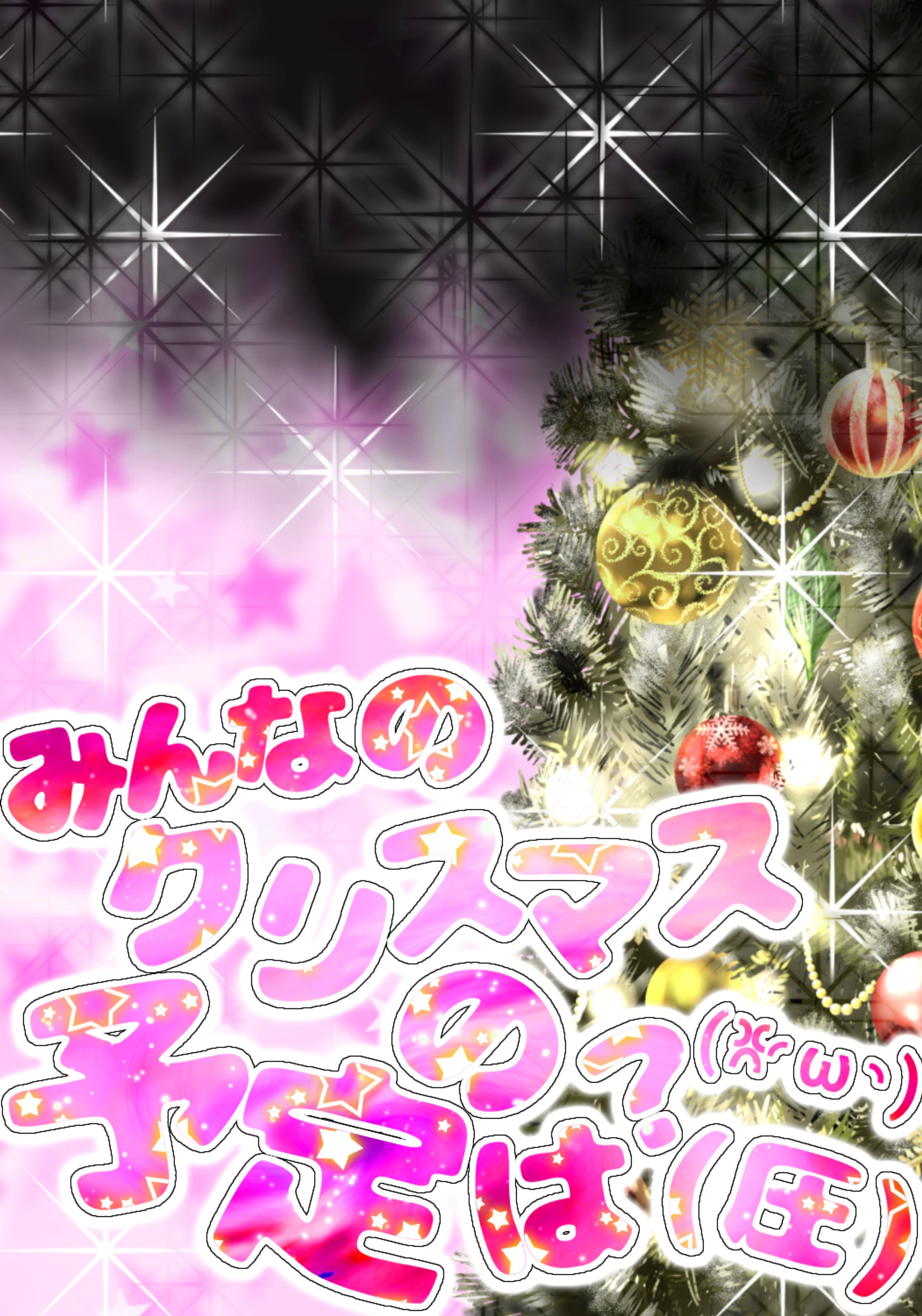 皆のクリスマスの予定は？（圧）-1