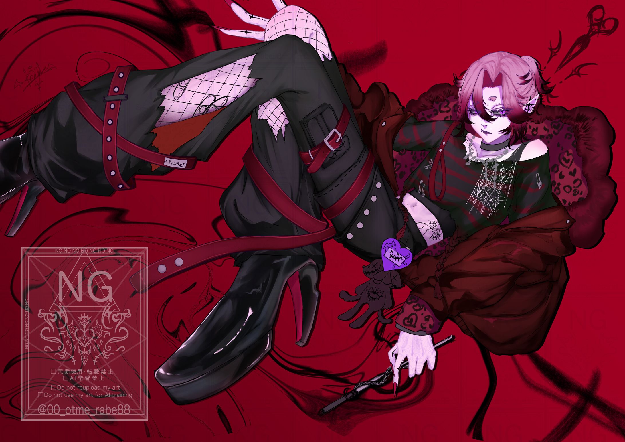 🖤01 : 横イラスト-1