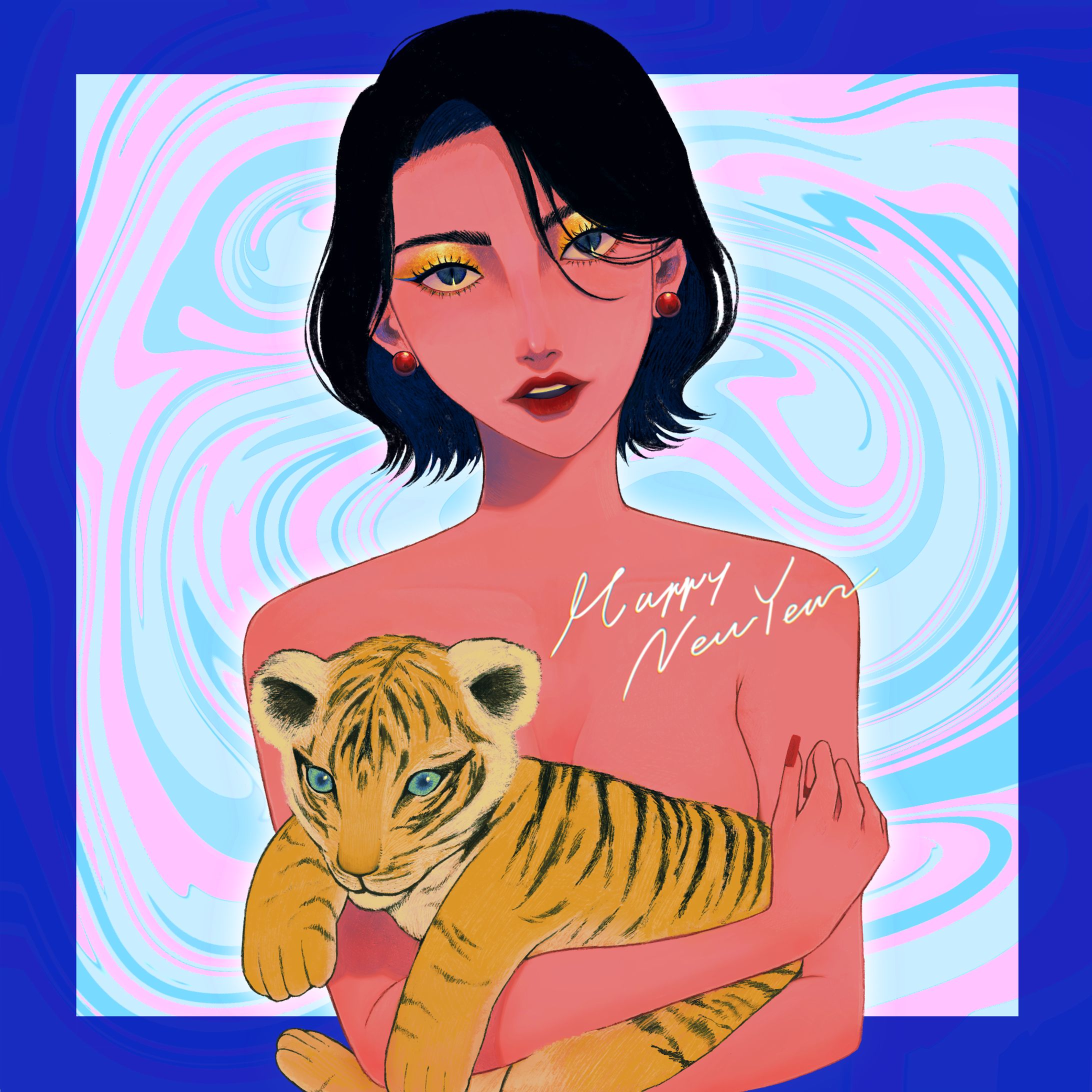 2022年　年賀イラスト-1