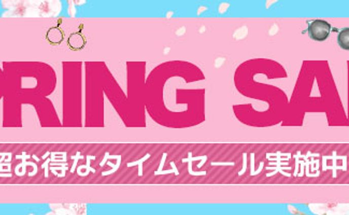 スプリングセールバナー