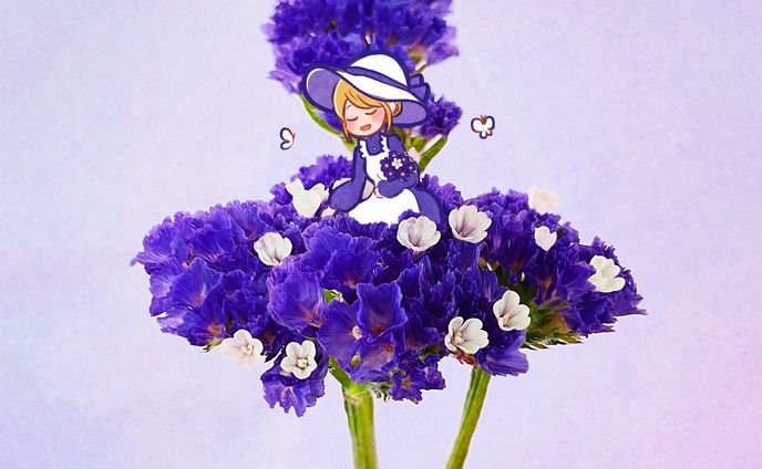 「スターチスの花畑」

外で楽しんだあと家でも楽しめる
花はいつもわたしの心を癒してくれる
魔法のアイテム

- - - - - - - - -

＼写真の上に物語を描くイラストレーターです／
他の投稿はこちらから✨ → @enayacomic

- - - - - - - - -

#illust
#illustration
#painting
#art
#装画
#ふぉといらすと
#かわいいイラスト
#イラスト
#イラストグラム
#イラストレーター
#オリジナルイラスト
#絵本のような世界
#日常に魔法をかけて
#写真にお絵描き
#digitalillustration 
#illustrationartwork 
#illustrationday
#illustrationinstagram 
illustrationarts 
#artphotograph 
#artphotostreeter
#artphotographystyle
#드로잉스타그램
#드로잉북
#graffitiphotography 
#写真に物語を 

#女の子イラスト
#スターチス
#リモニウム
#Statice
#Limonium