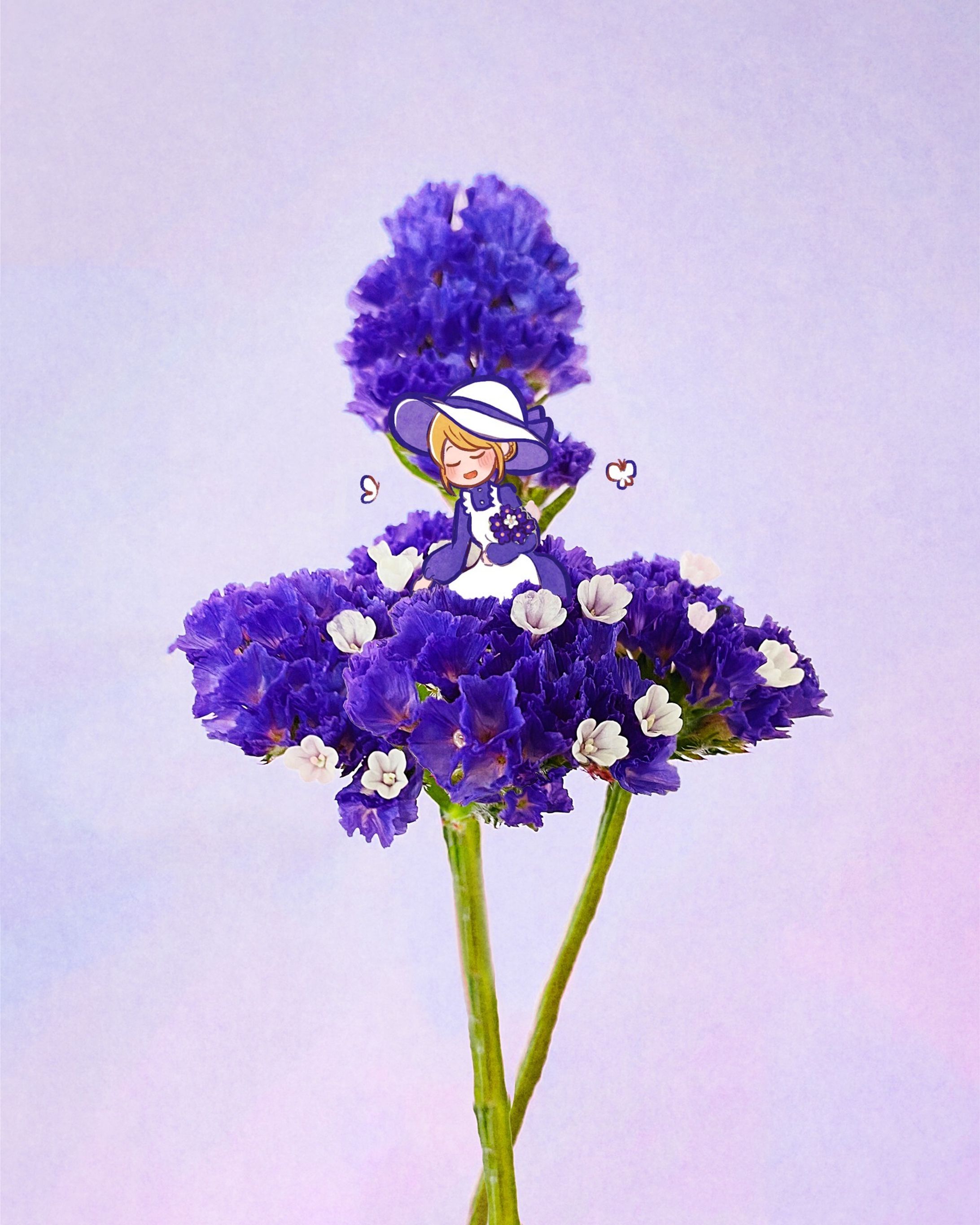 「スターチスの花畑」

外で楽しんだあと家でも楽しめる
花はいつもわたしの心を癒してくれる
魔法のアイテム

- - - - - - - - -

＼写真の上に物語を描くイラストレーターです／
他の投稿はこちらから✨ → @enayacomic

- - - - - - - - -

#illust
#illustration
#painting
#art
#装画
#ふぉといらすと
#かわいいイラスト
#イラスト
#イラストグラム
#イラストレーター
#オリジナルイラスト
#絵本のような世界
#日常に魔法をかけて
#写真にお絵描き
#digitalillustration 
#illustrationartwork 
#illustrationday
#illustrationinstagram 
illustrationarts 
#artphotograph 
#artphotostreeter
#artphotographystyle
#드로잉스타그램
#드로잉북
#graffitiphotography 
#写真に物語を 

#女の子イラスト
#スターチス
#リモニウム
#Statice
#Limonium-1