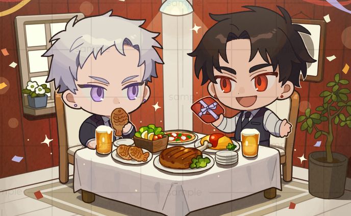 一枚絵イラスト