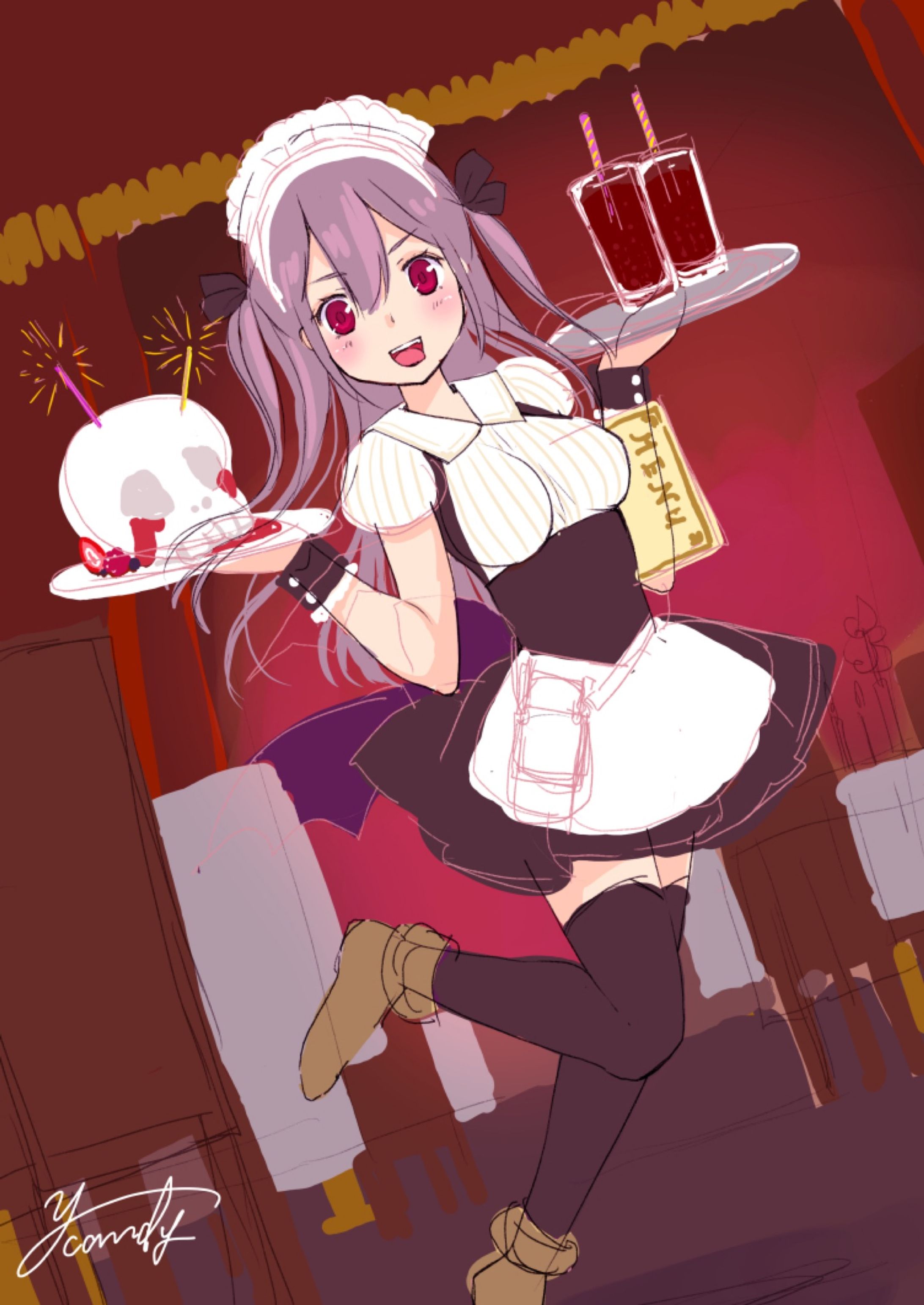 [制作ラフ]ホラーカフェ-1