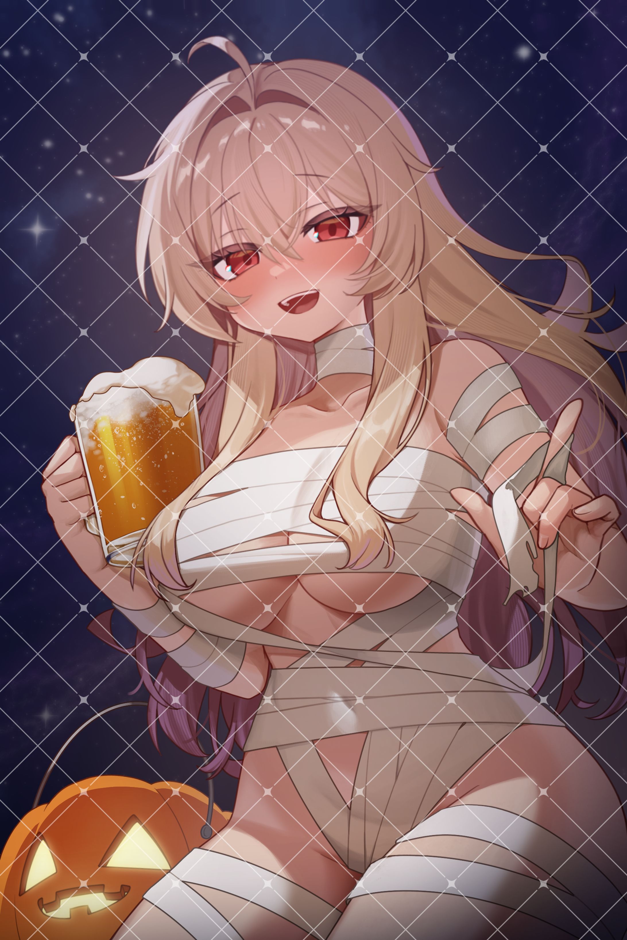 [알콜 중독 아닌데요] 노벨피아 할로윈 표지-1