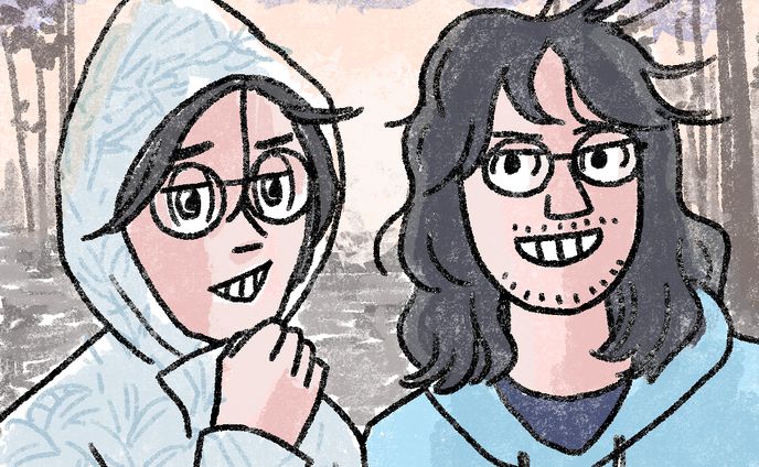 イラスト　マンガ、朝日新聞