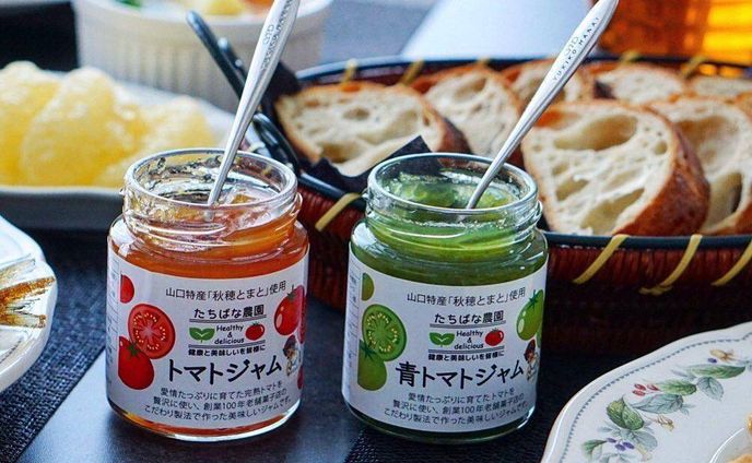 たちばな農園様　トマトジャムラベル