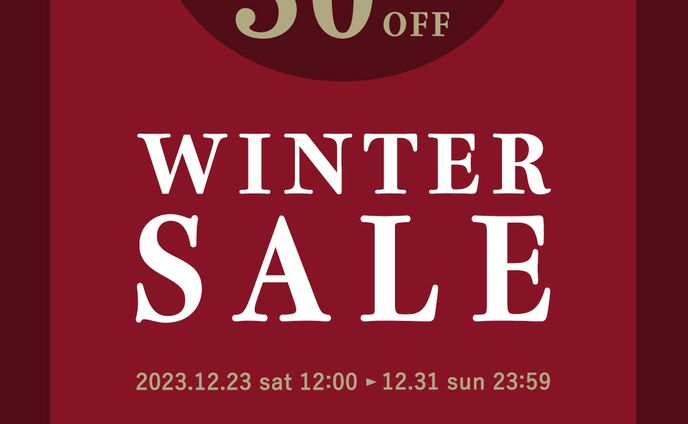 winter sale バナー