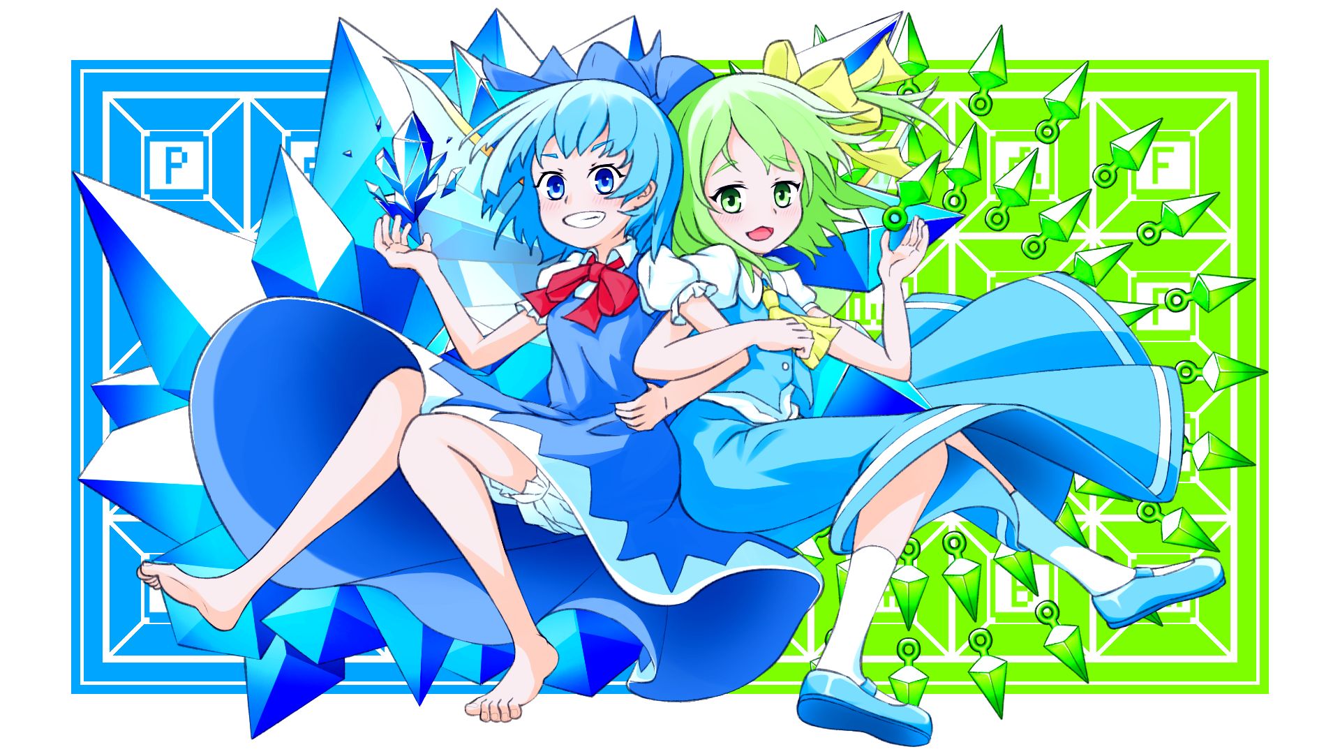 Yahoo!オークション - 同人手描きイラスト チルノ 東方Project