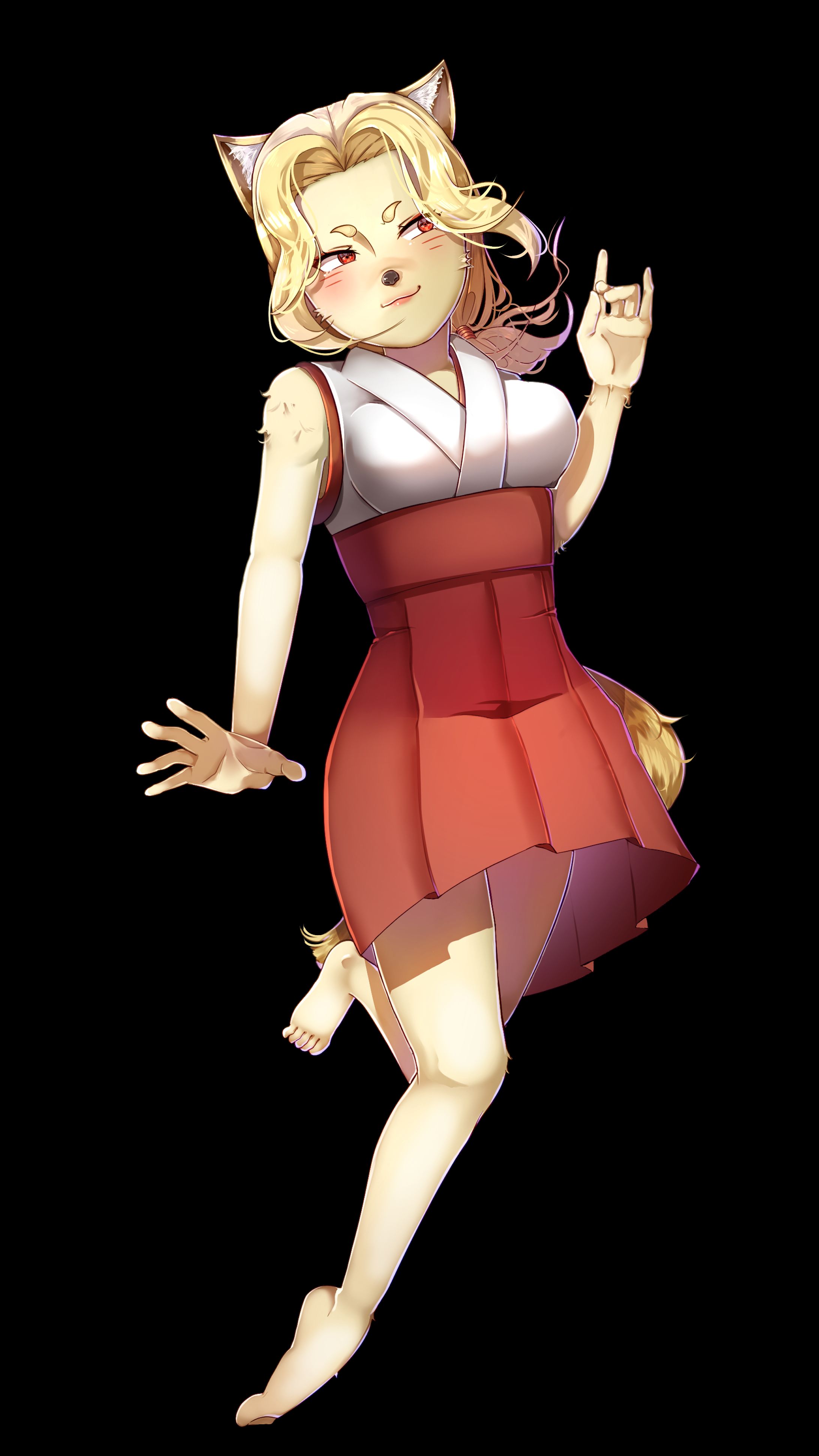 【OC】狐キャラクターデザイン-1