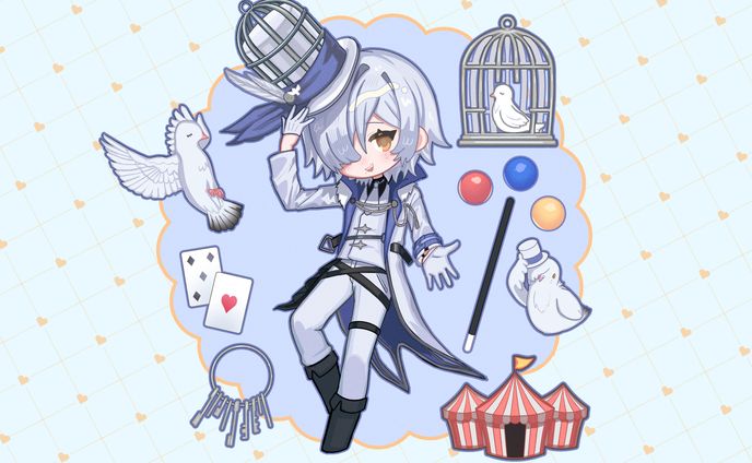 【鏡界のファンタジーランド】グッズイラスト
