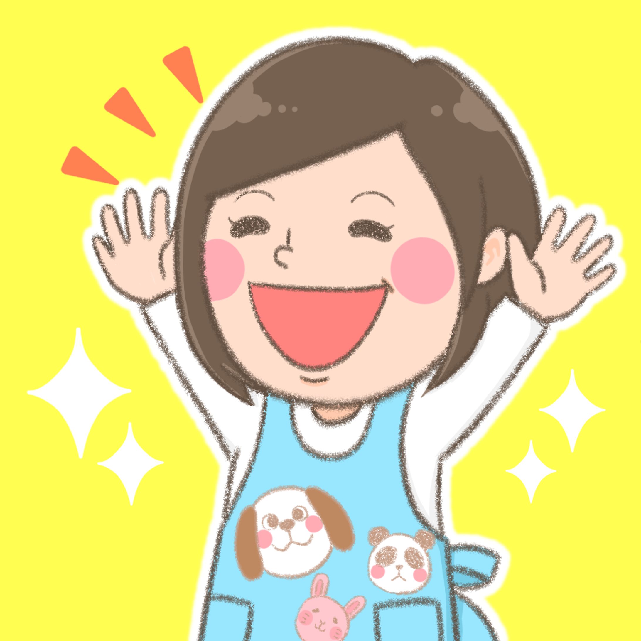 アイコン（保育士の女性）-1