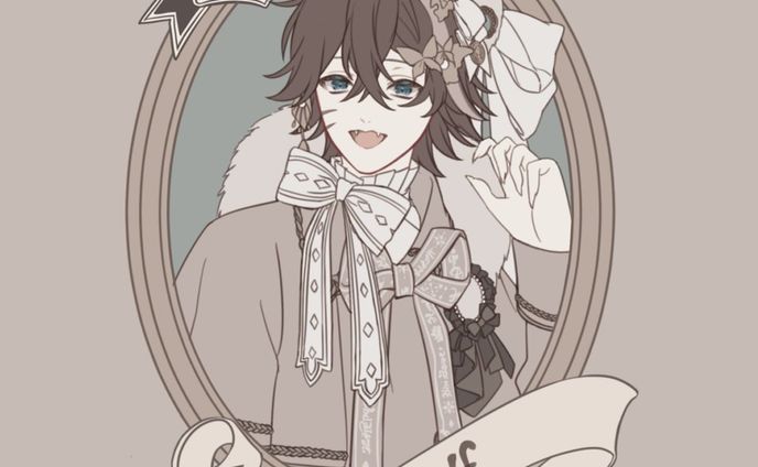 自創作キャラクターの誕生日イラスト