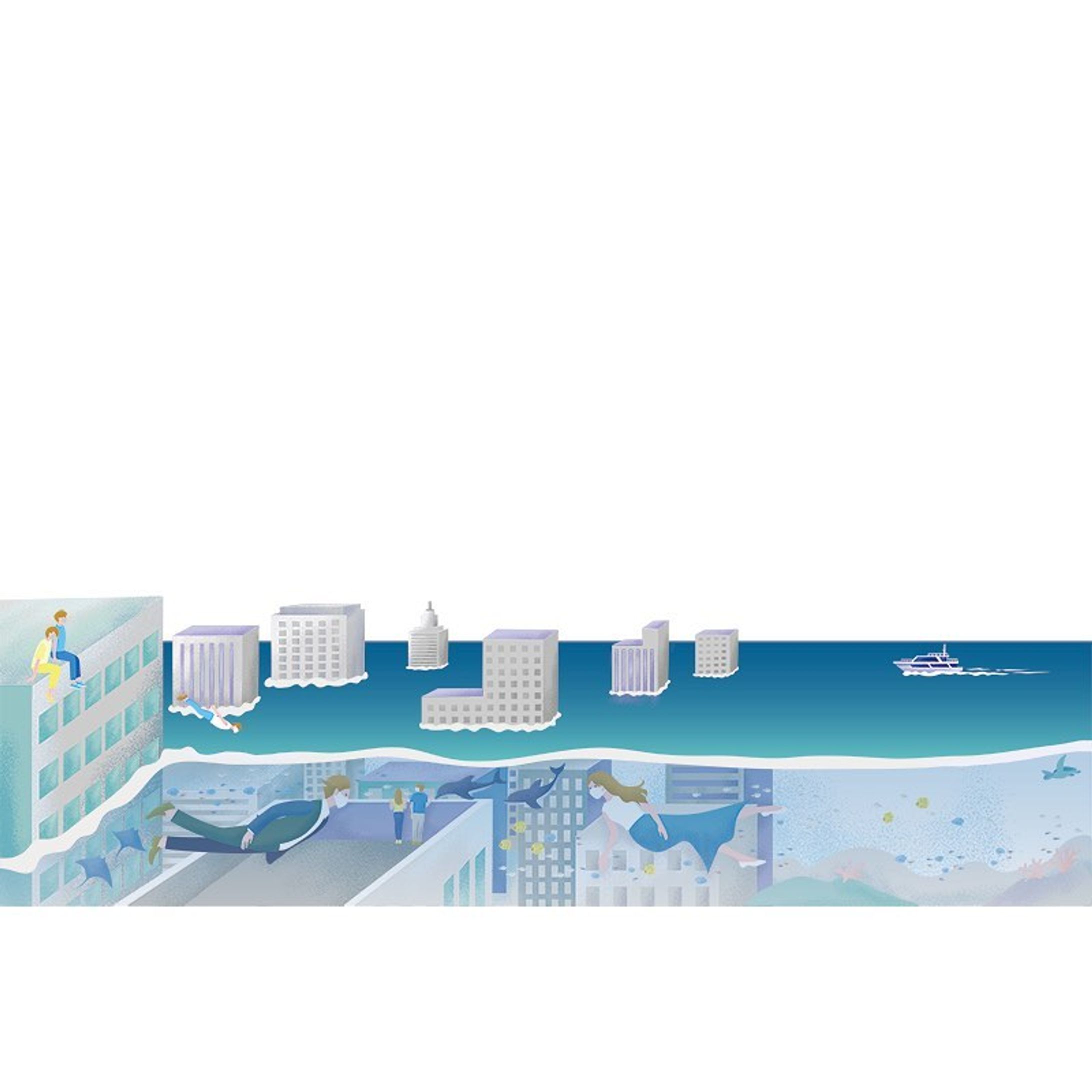 [お仕事]雑誌見開きイラスト-1