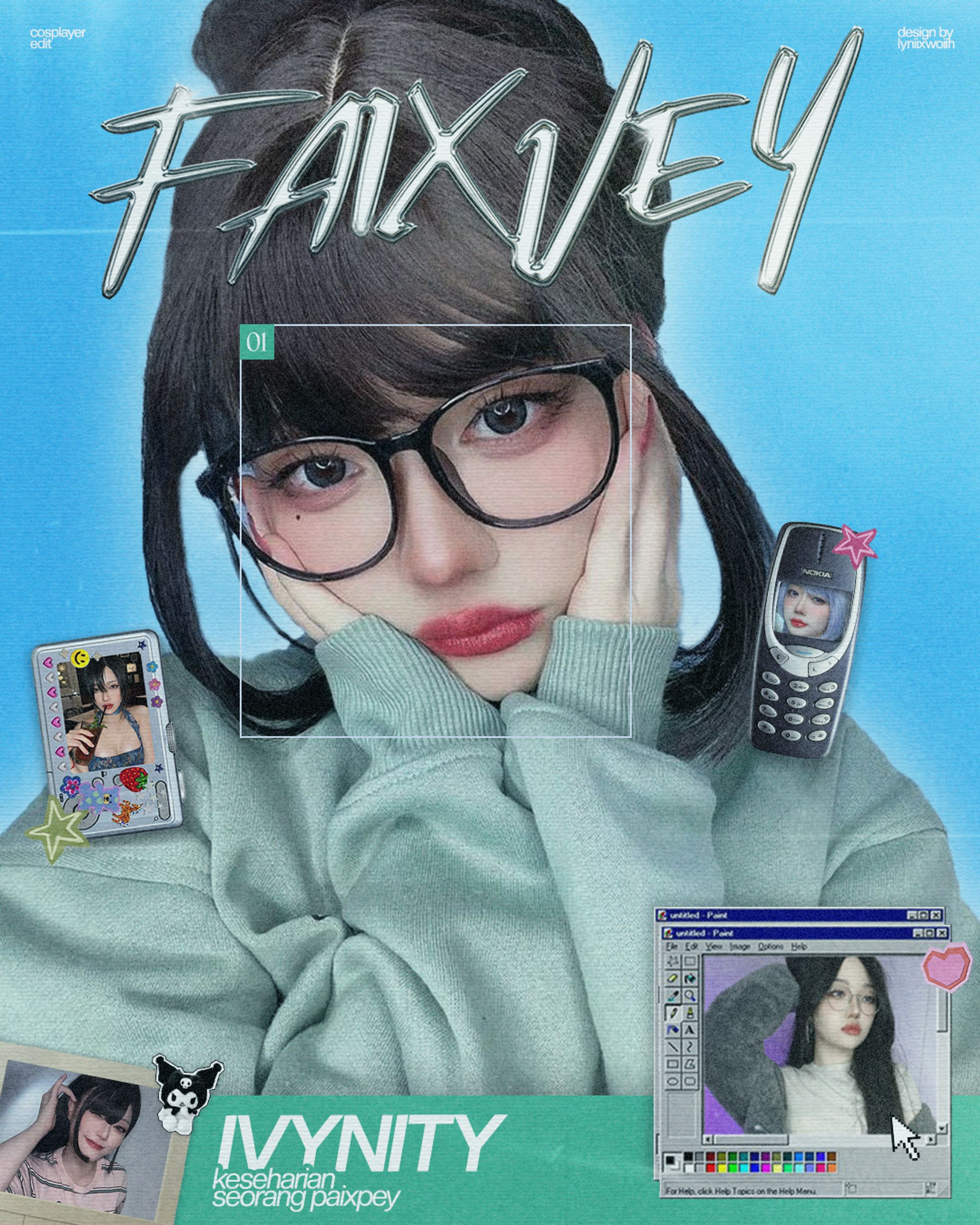 FAIXVEY – Cosplayer Poster Concept-1