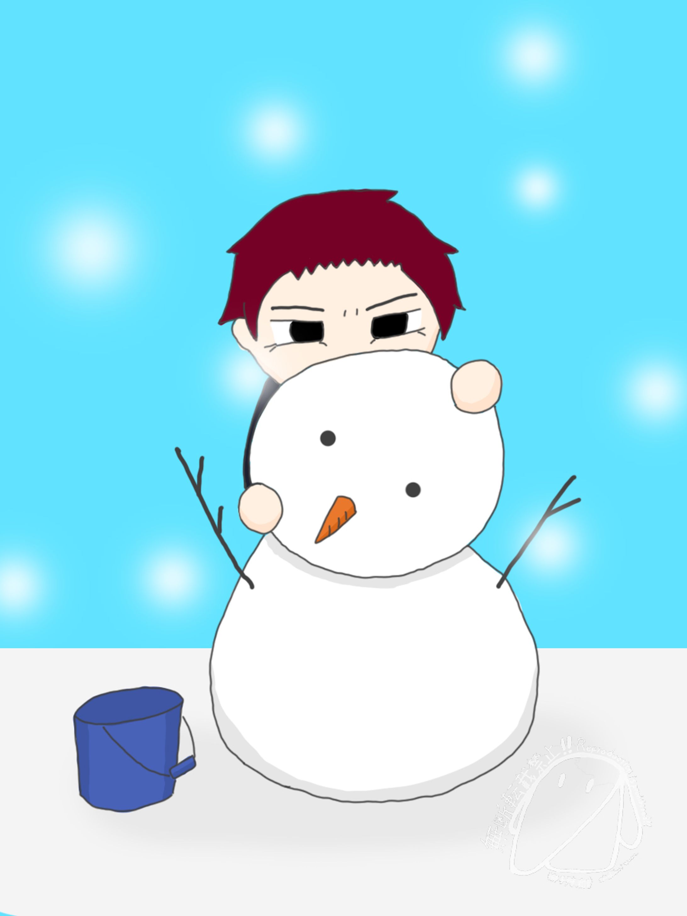 『雪だるまと。』(獅子狩 和音)-1