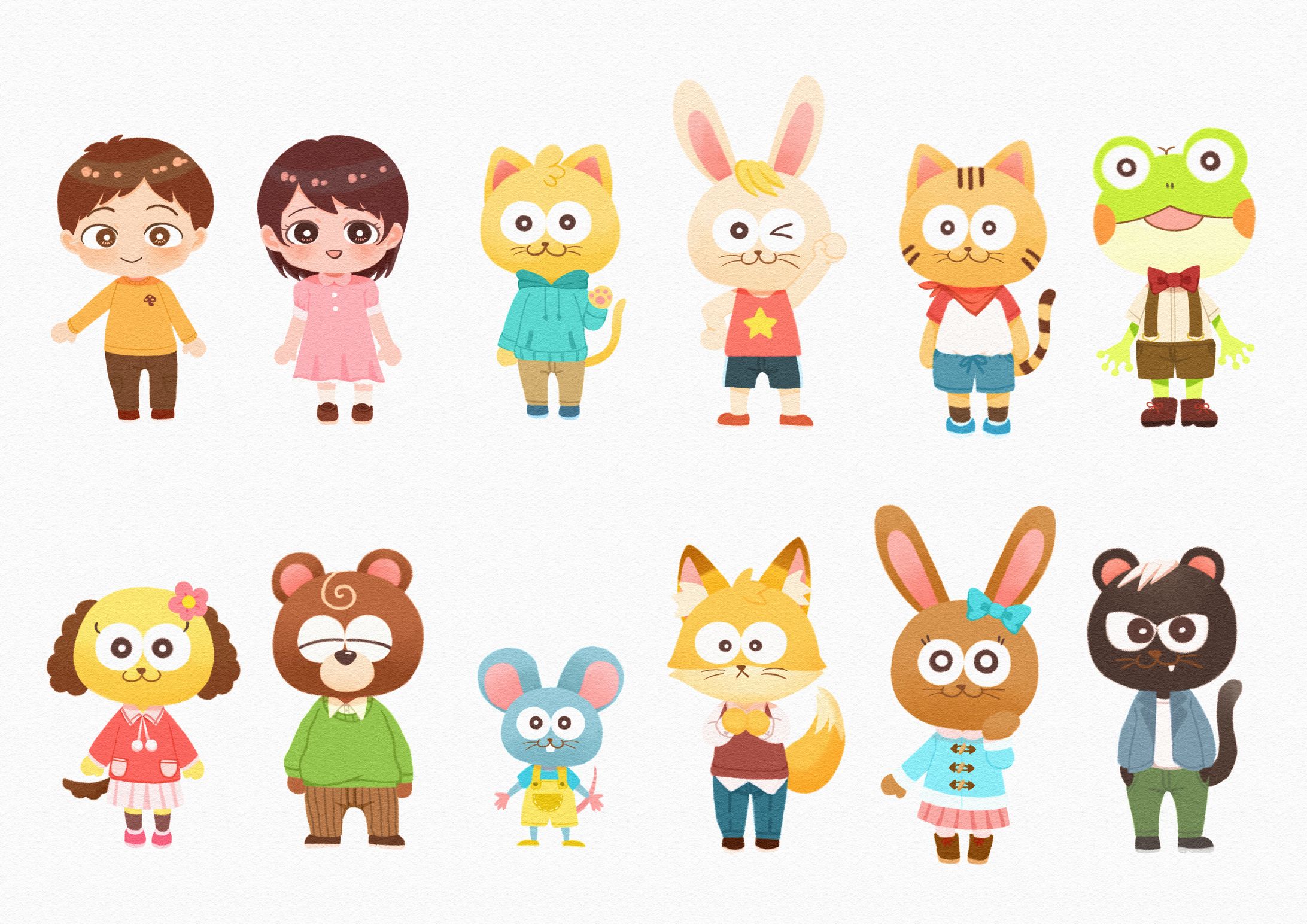 キャラクターデザインいろいろ-1