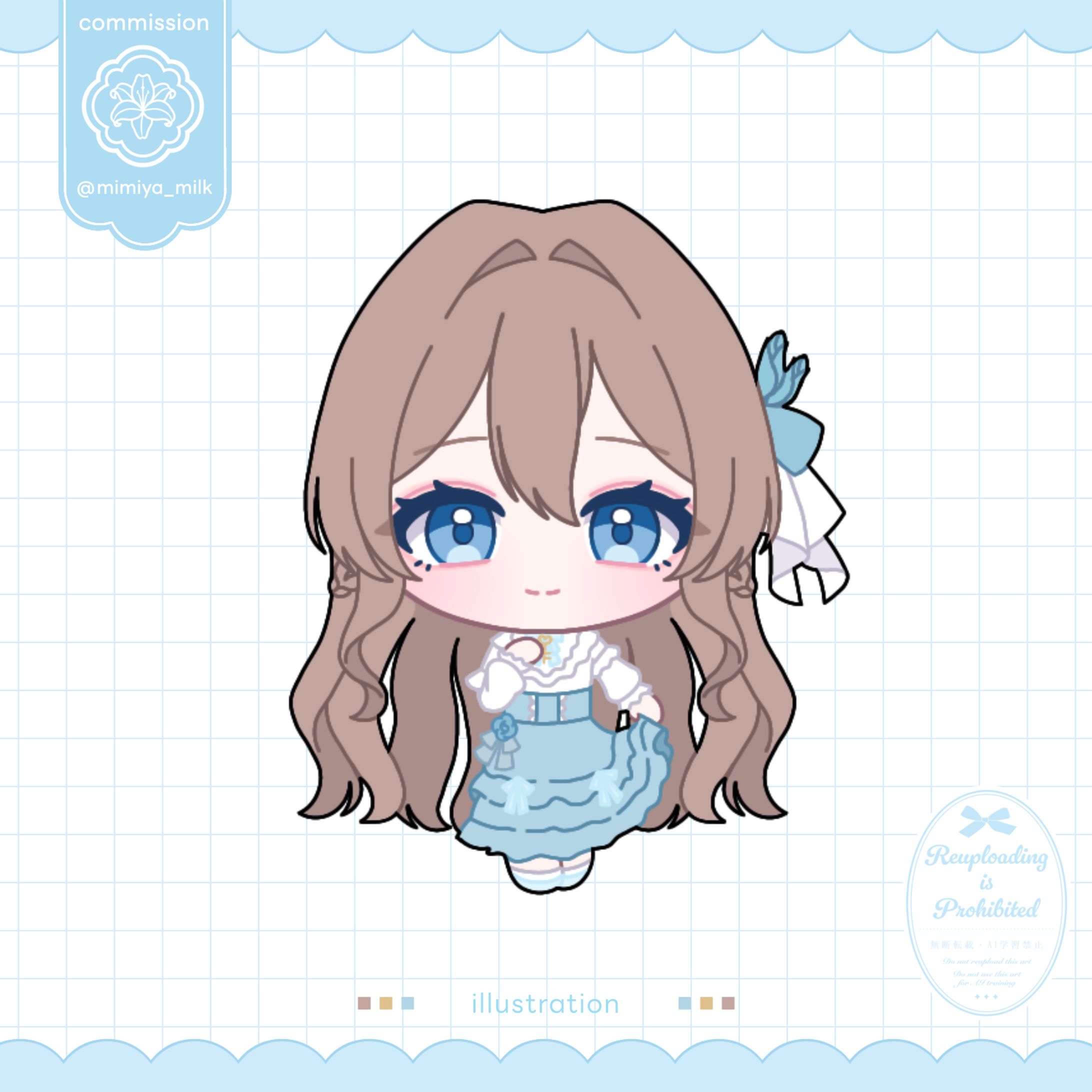 夢結ねむ様 デフォルメイラスト-1