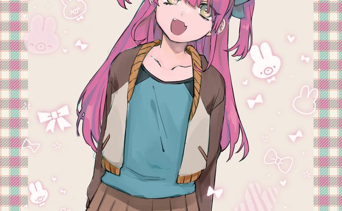 デジタルイラスト、猫耳
