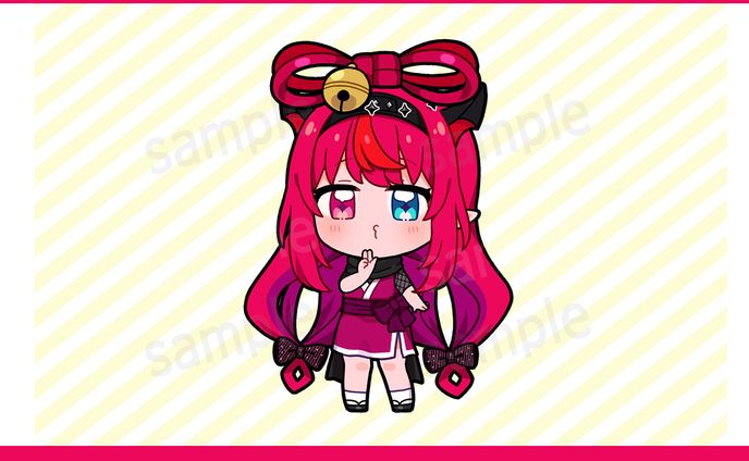 ホロライブEN　IRyS　配信用イラスト
