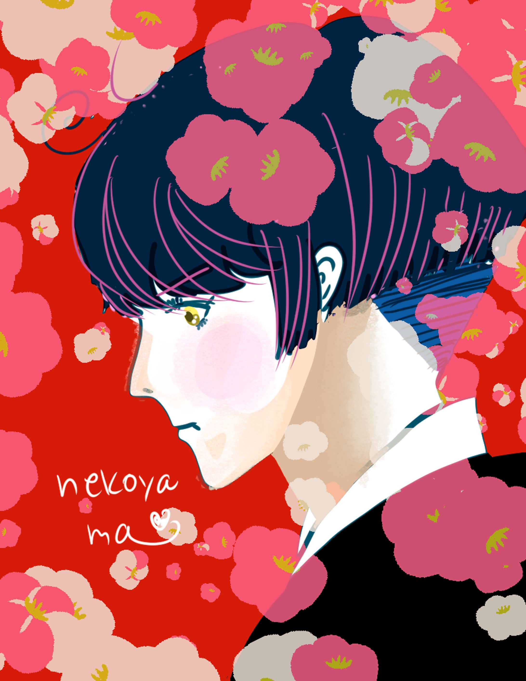 花、舞い散る-1