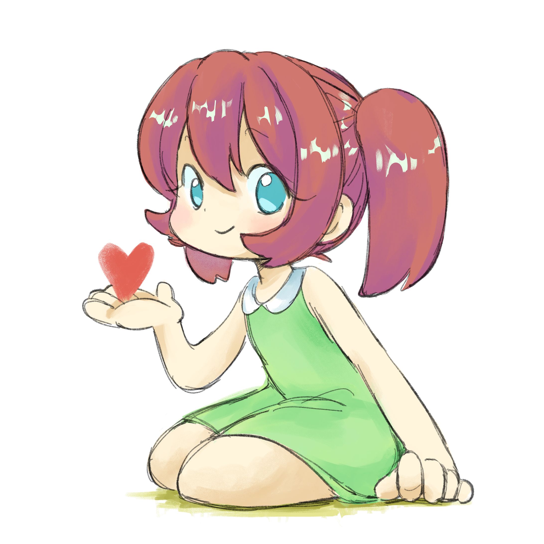 ハートを持った女の子-1