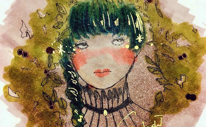 #アナログイラスト #analogillustration #イラスト #イラストレーション #illustration #コピック #ボールペンイラスト #水彩画 #女の子 #girl