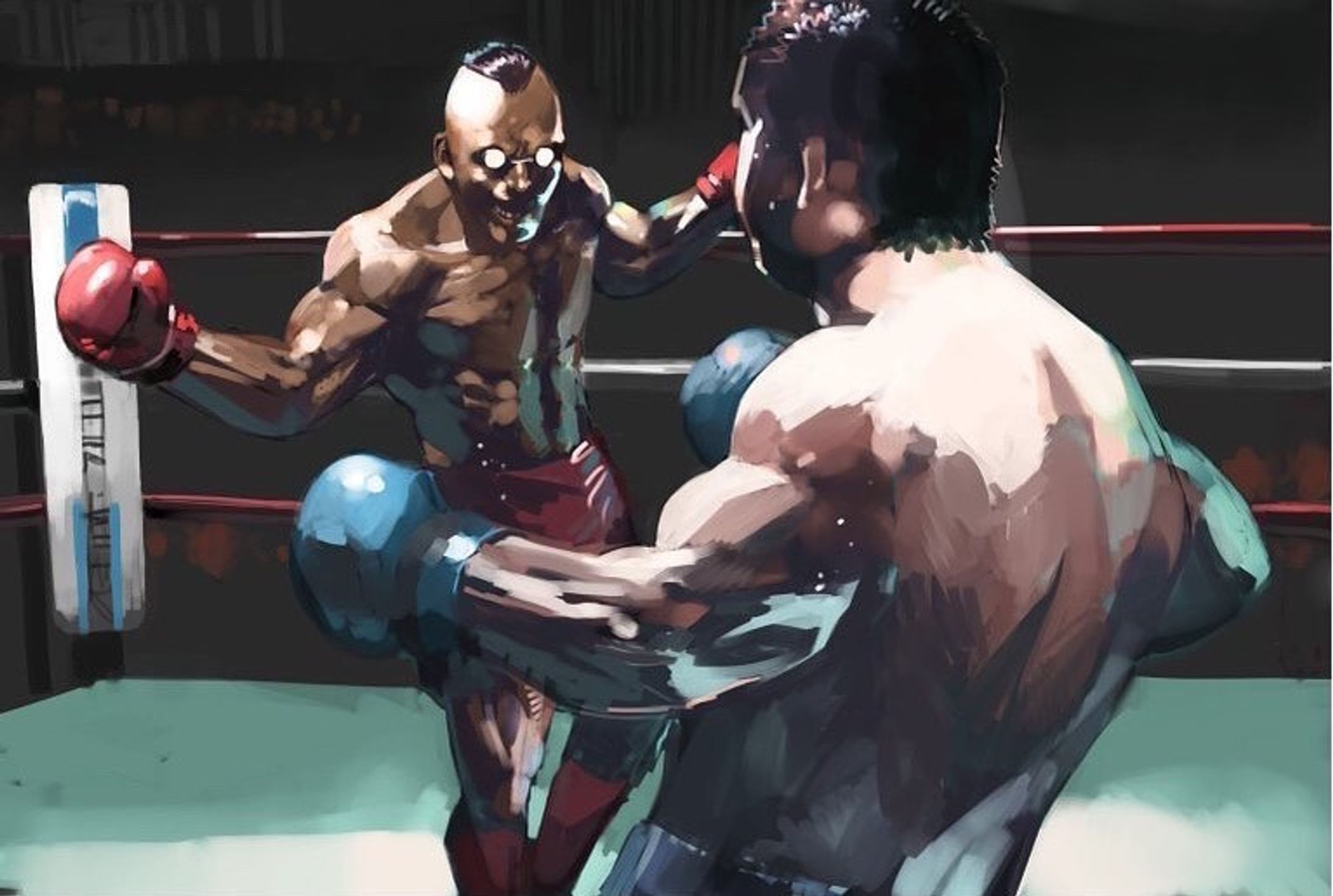 fight night‼︎ #illustration #art #drawing #boxing #ボクシング #ボクサー #boxer #イラスト #格闘技-1