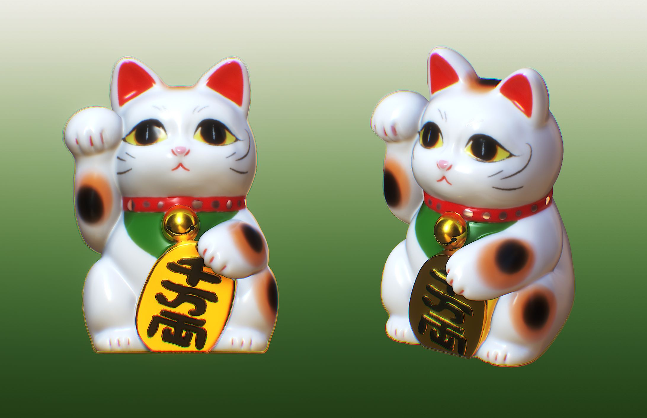 【3D】まねきねこ-1