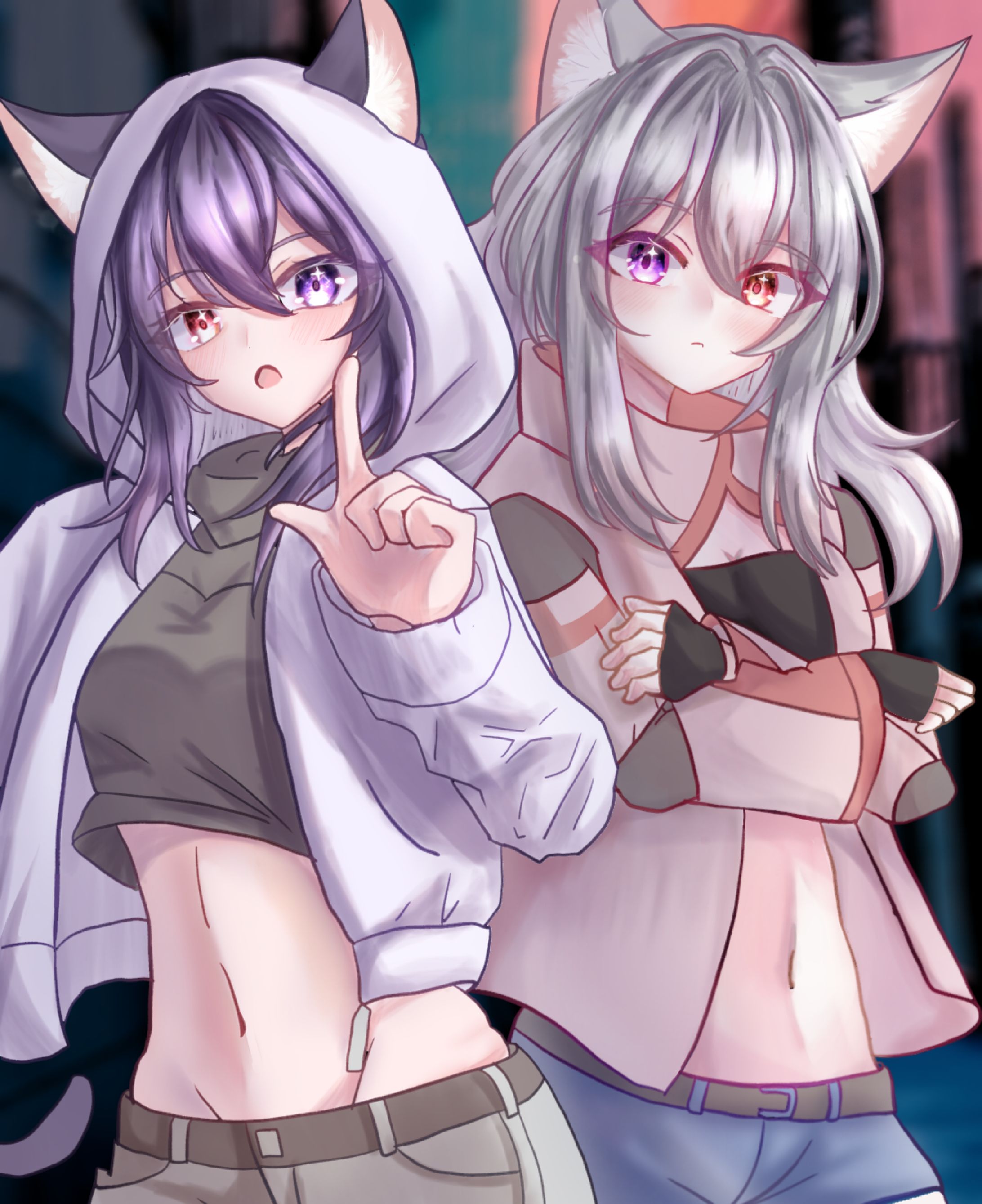 オリキャラ💜🩶-1