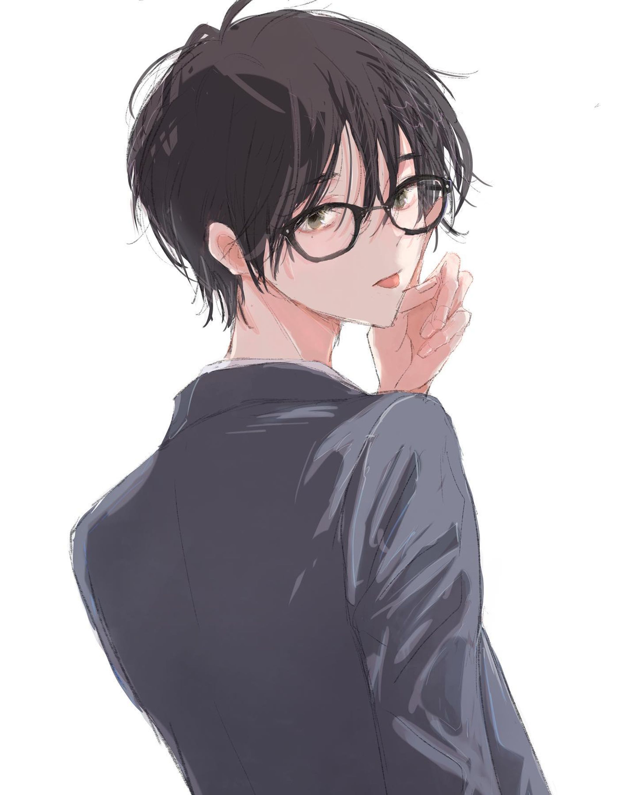 伊達でした👓👅

コントラストの強弱にいつも迷います。
あと線画のある絵を描きたくなるけど、色を塗ると意外と線画なくても絵って成立するようながします。

#眼鏡男子 
#だてめがね
#イラスト
#いらすとぐらむ 
#創作男子
#絵が好きな人と繋がりたい 
#黒髪男子
#ブレザー制服 
#プロクリエイト
#procreate
#illust
#illustration 
#artwork
#paintings 

#插图 #插图画家 #藝術 
 #드로잉 #일러스트 #그림스타그램 #미술-1