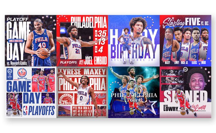 【サンプル】バスケチームSNSデザイン