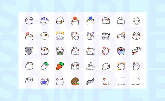 ひつじちゃん絵文字