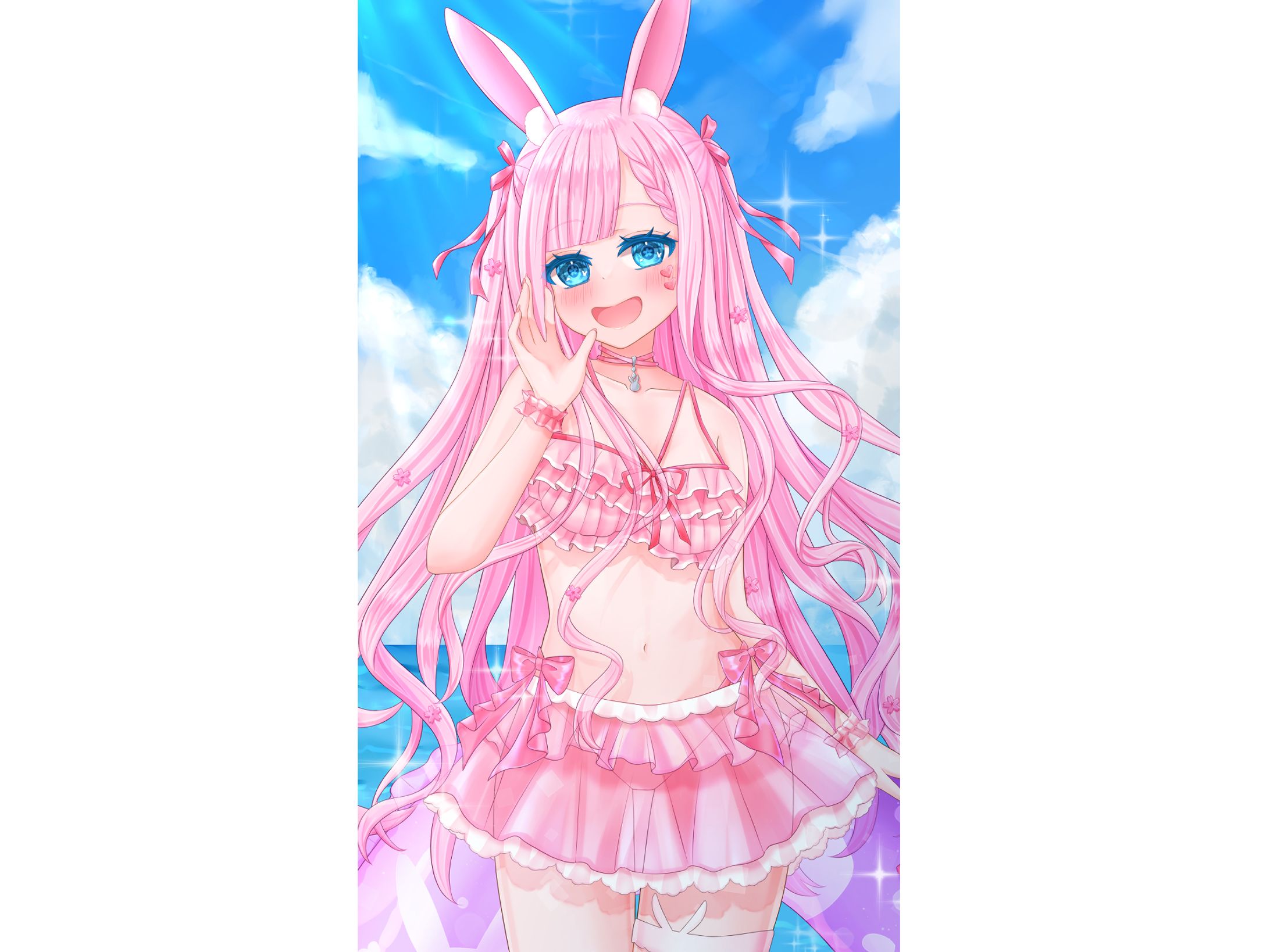 【春兎ほっぷ様】水着イラスト-1