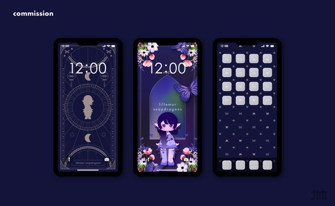 【skeb】LillemorVT様 スマホ壁紙