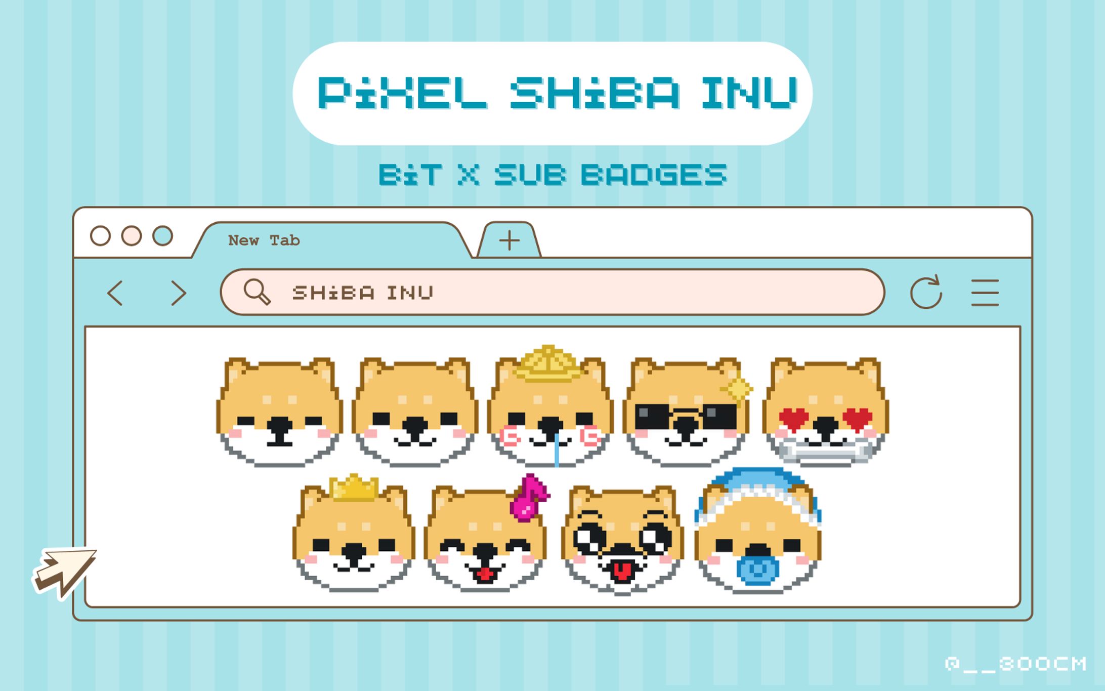 PIXEL SIHBA INU BADGES-1