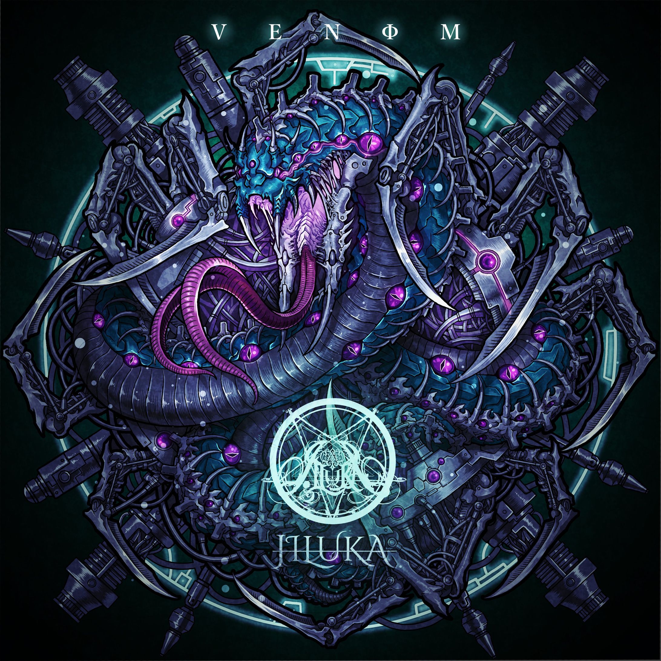 JILUKA「VENOM」CD cover illust-1