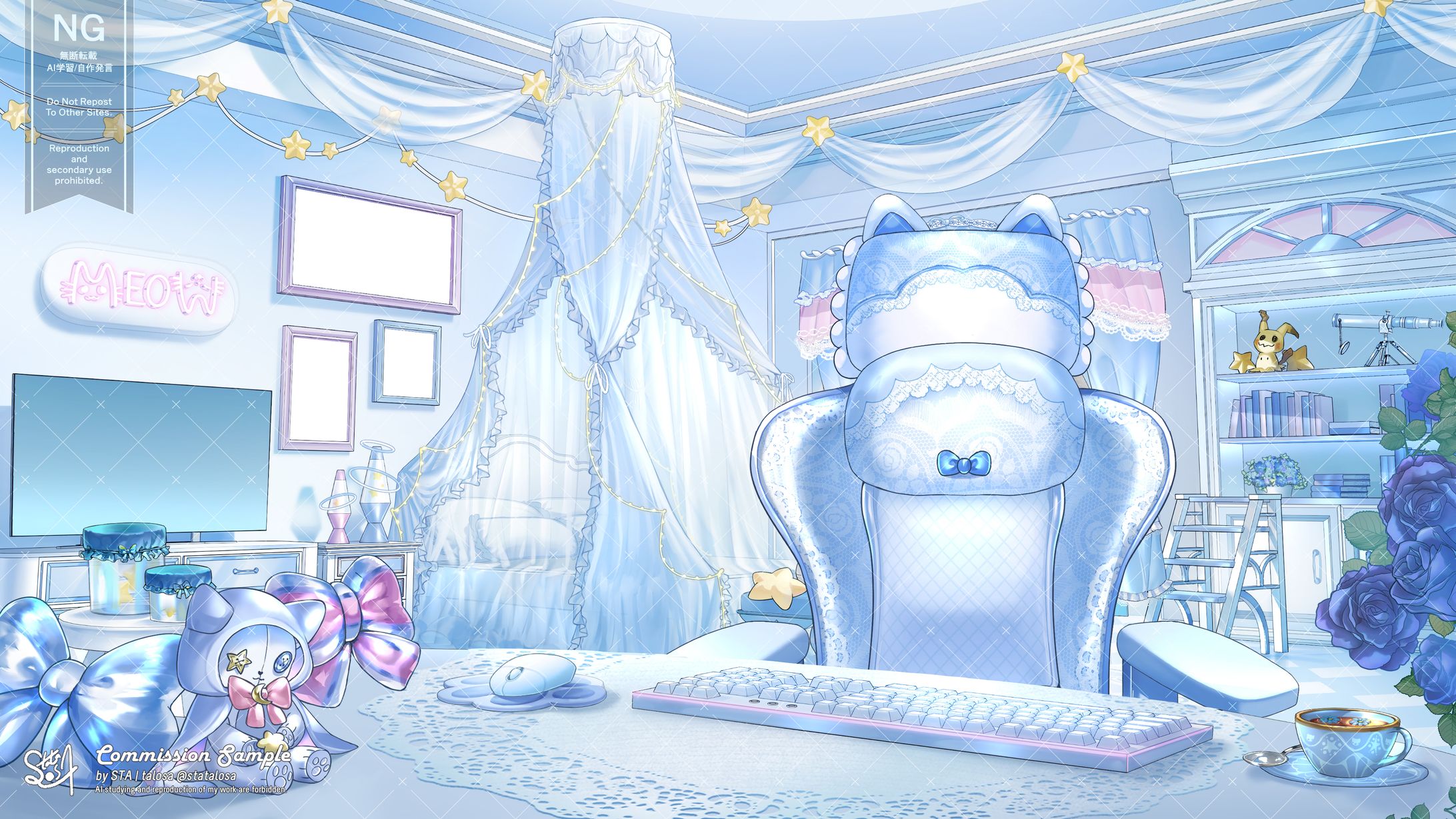 背景BG｜SomiPaw - Streaming Room-1