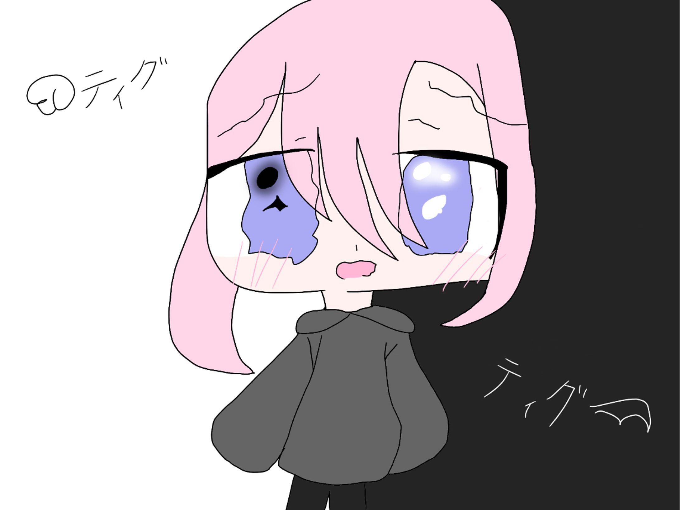 初イラスト  ［あくがおっ！堕天使ティグ］-1