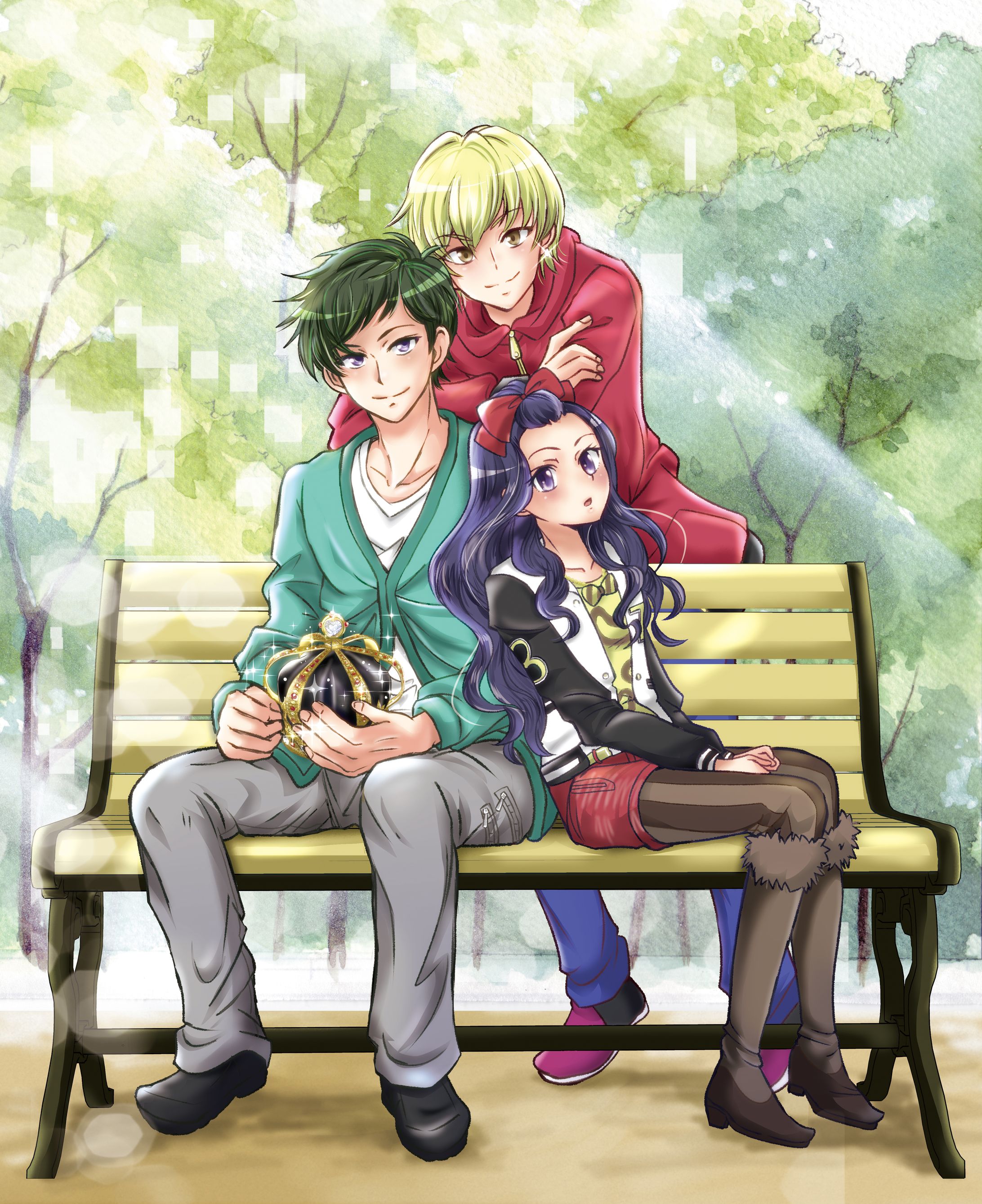 女神の王冠1巻表紙絵-1