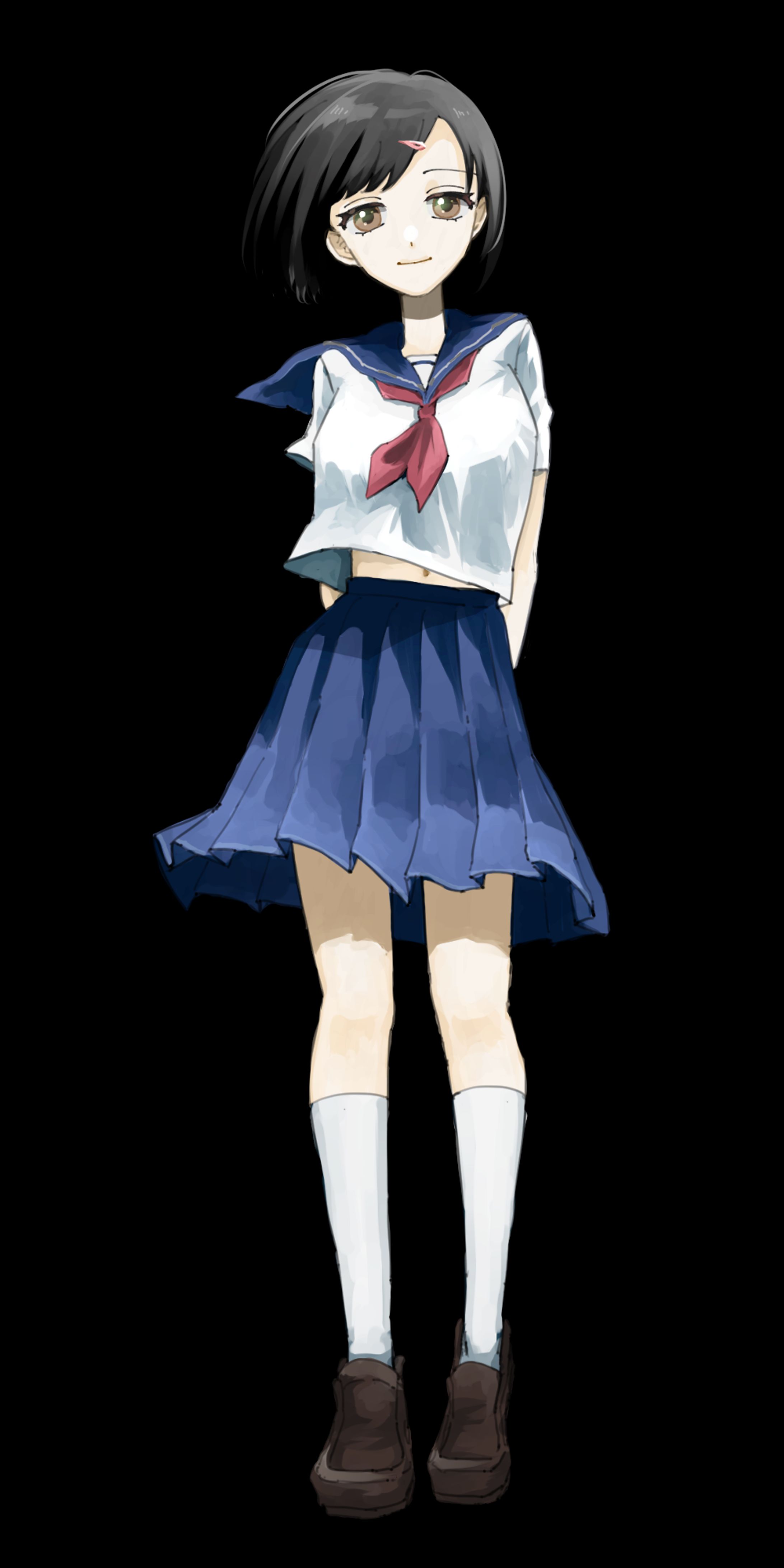 セーラー服の女の子-1